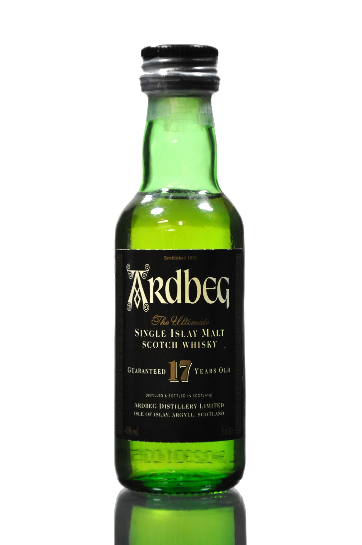 Ardbeg 17 Year Old Miniature