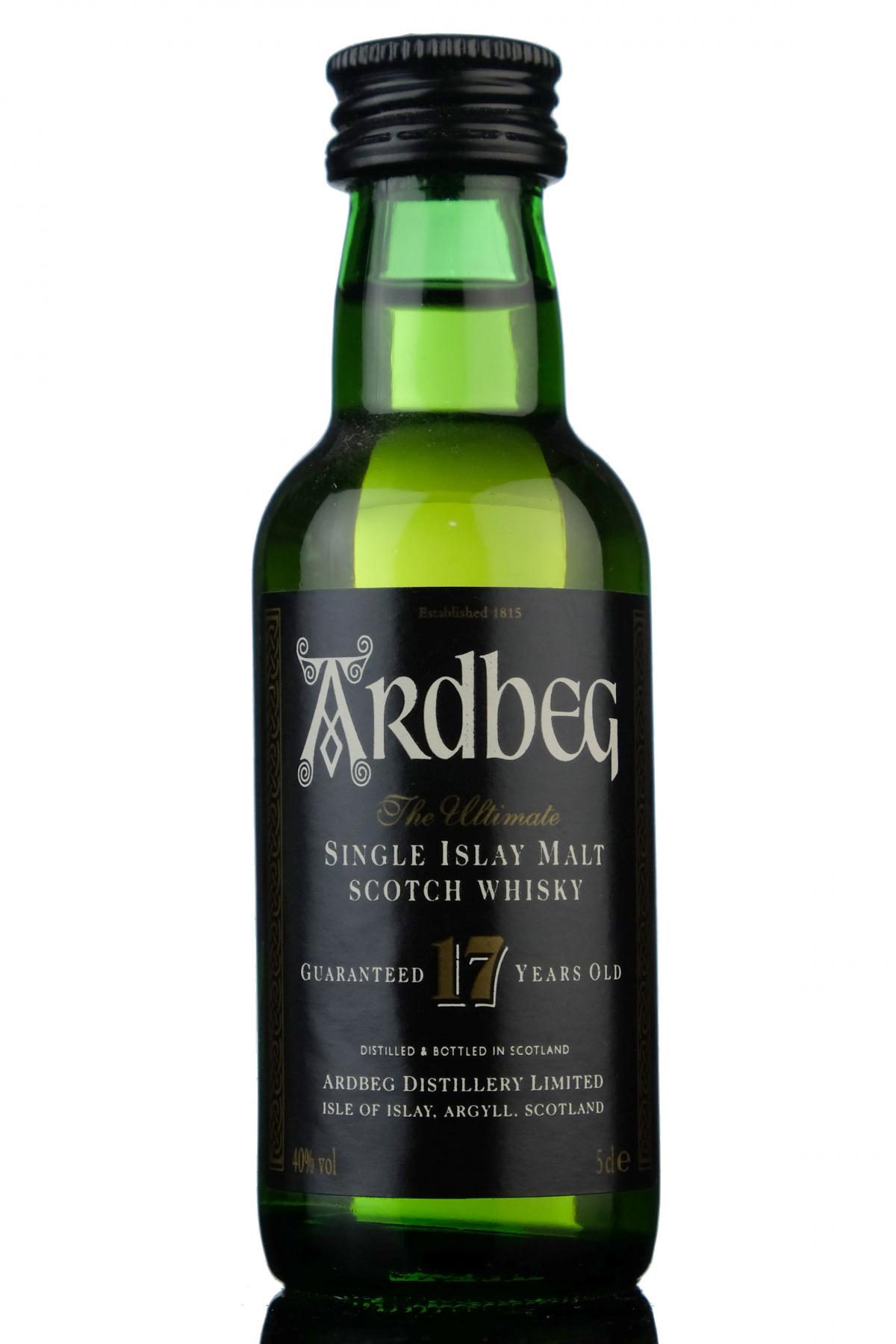 Ardbeg 17 Year Old Miniature