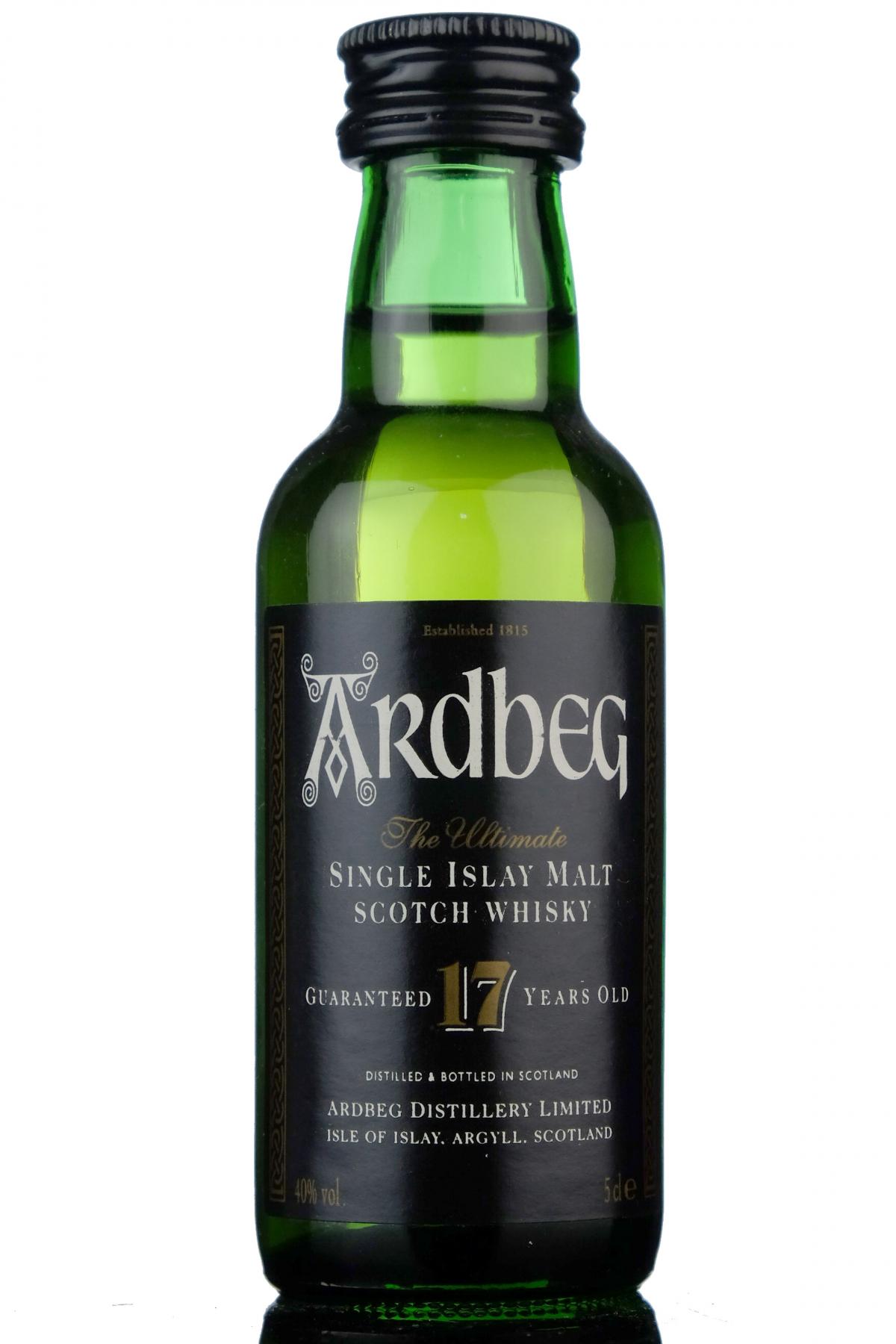 Ardbeg 17 Year Old Miniature