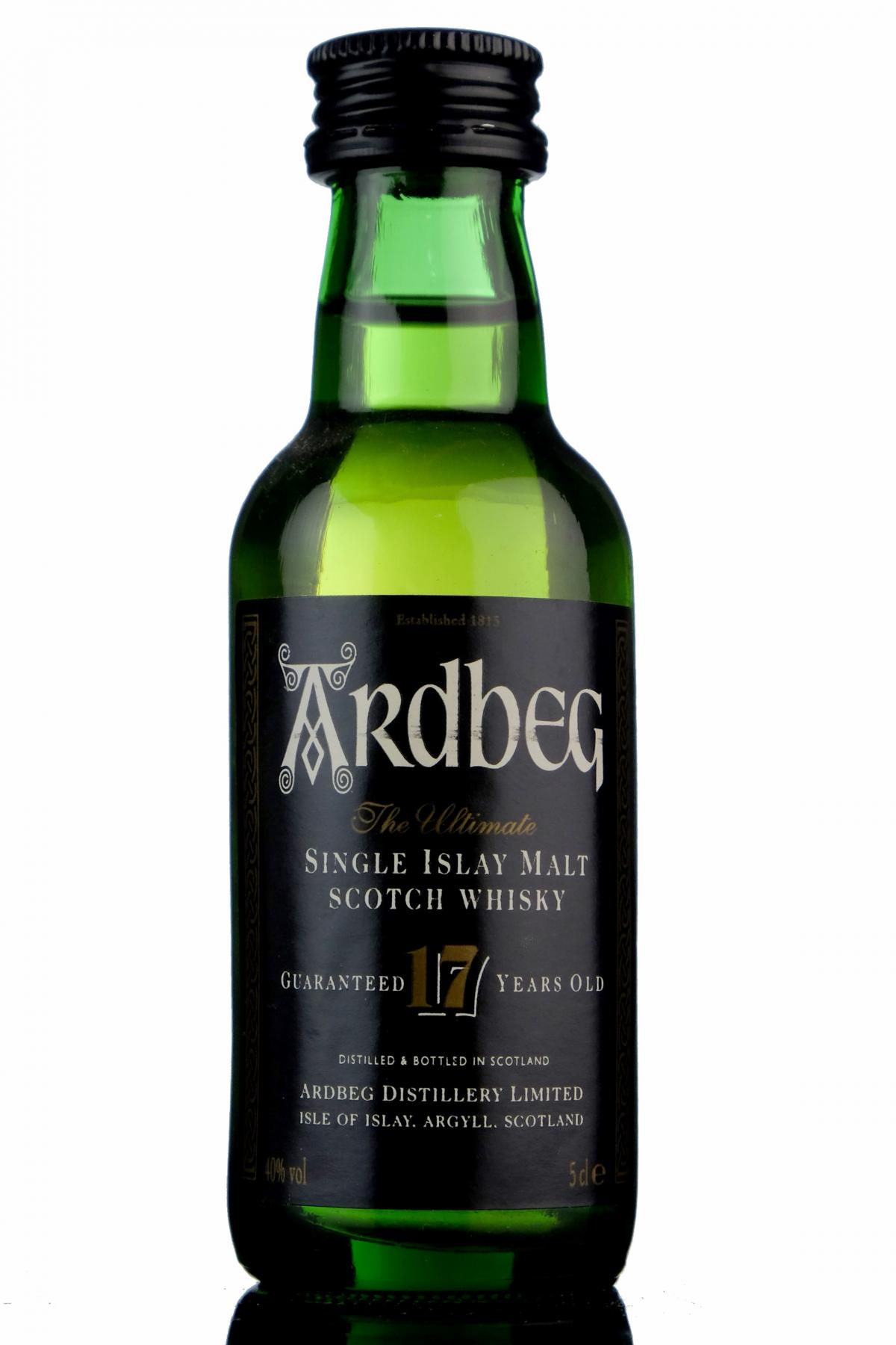 Ardbeg 17 Year Old Miniature