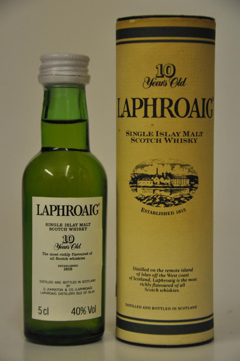 Laphroaig 10 Year Old Miniature