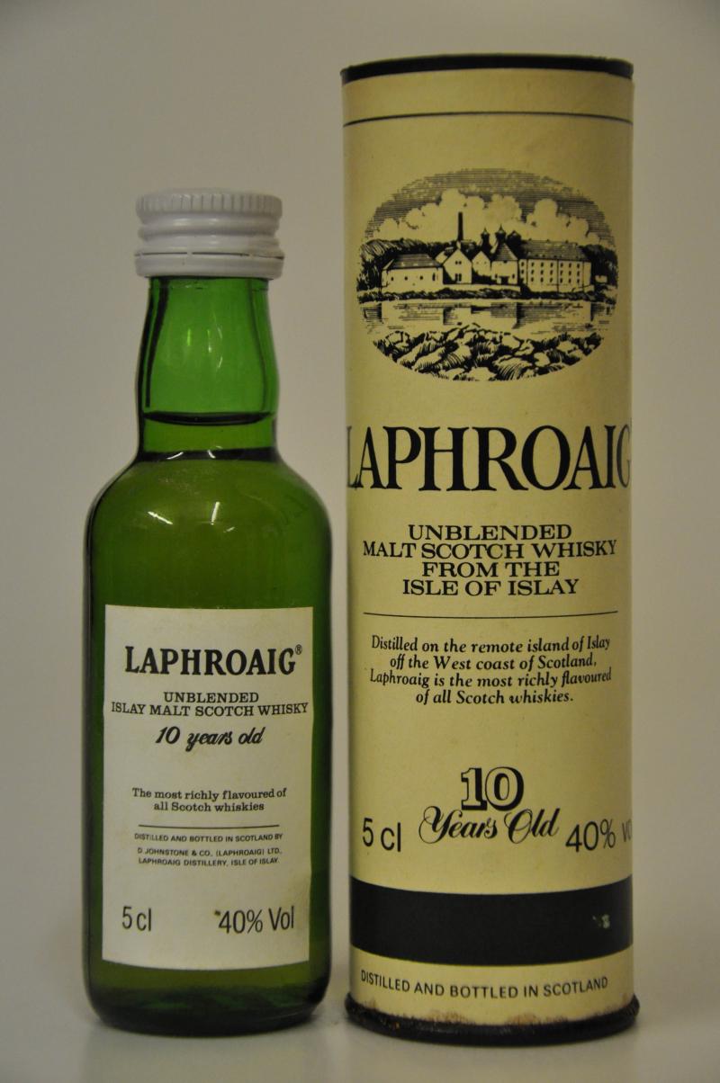 Laphroaig 10 Year Old Miniature