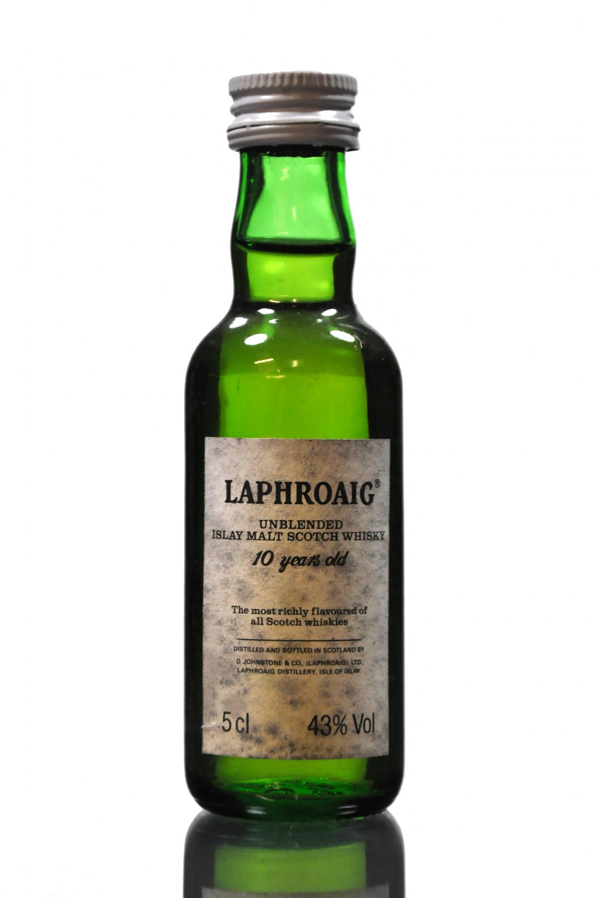 Laphroaig 10 Year Old Miniature