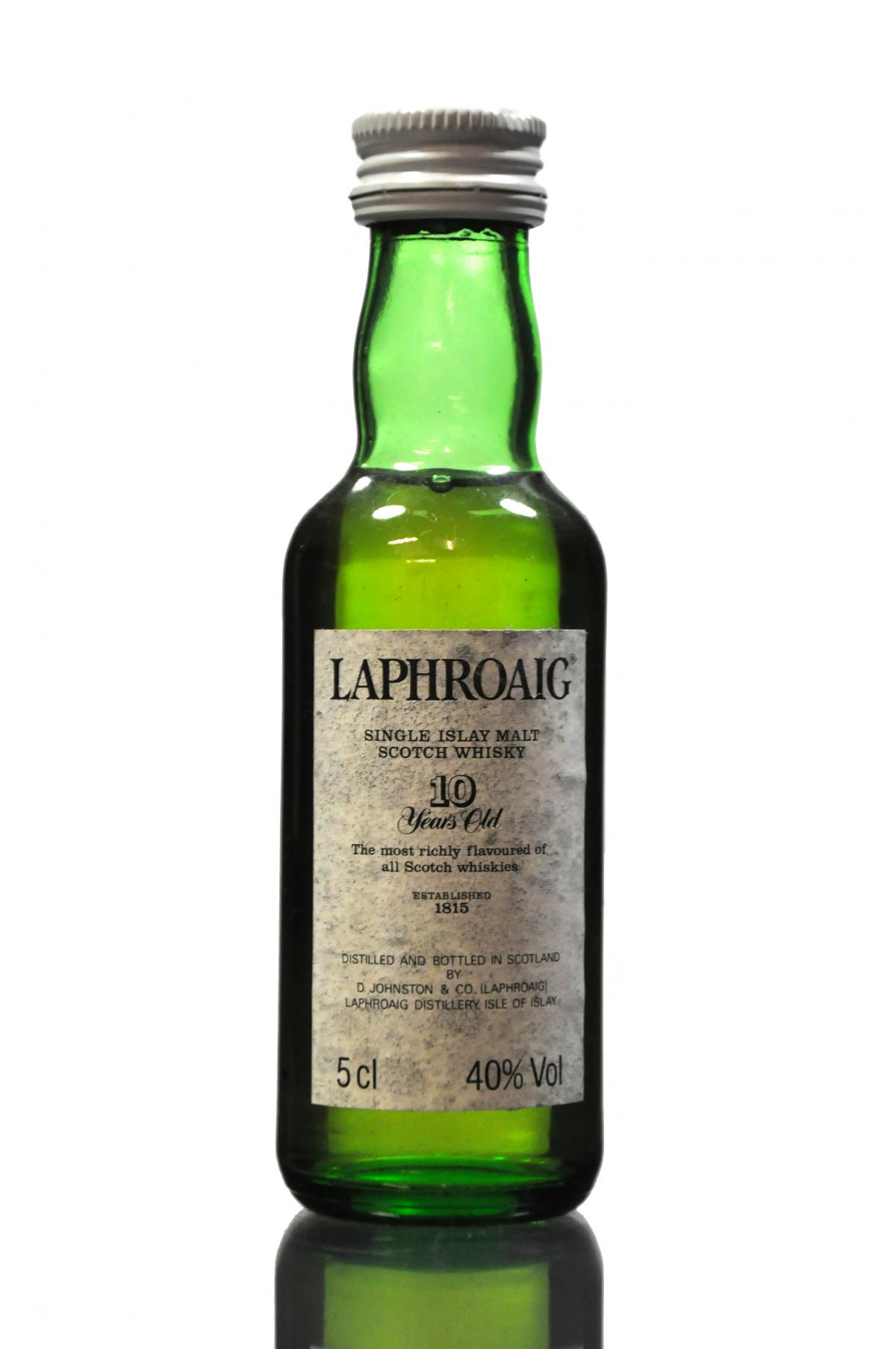 Laphroaig 10 Year Old Miniature