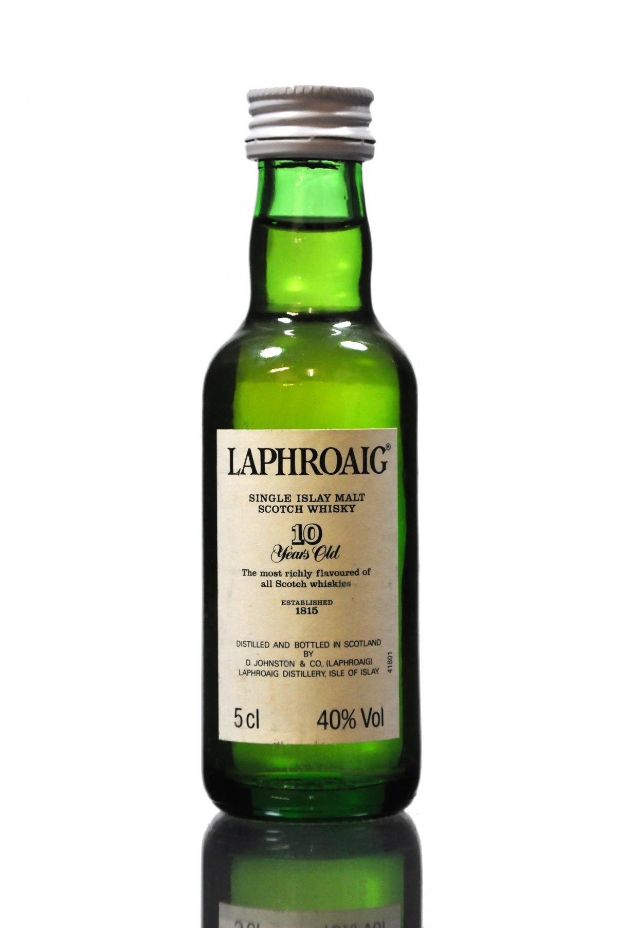 Laphroaig 10 Year Old Miniature