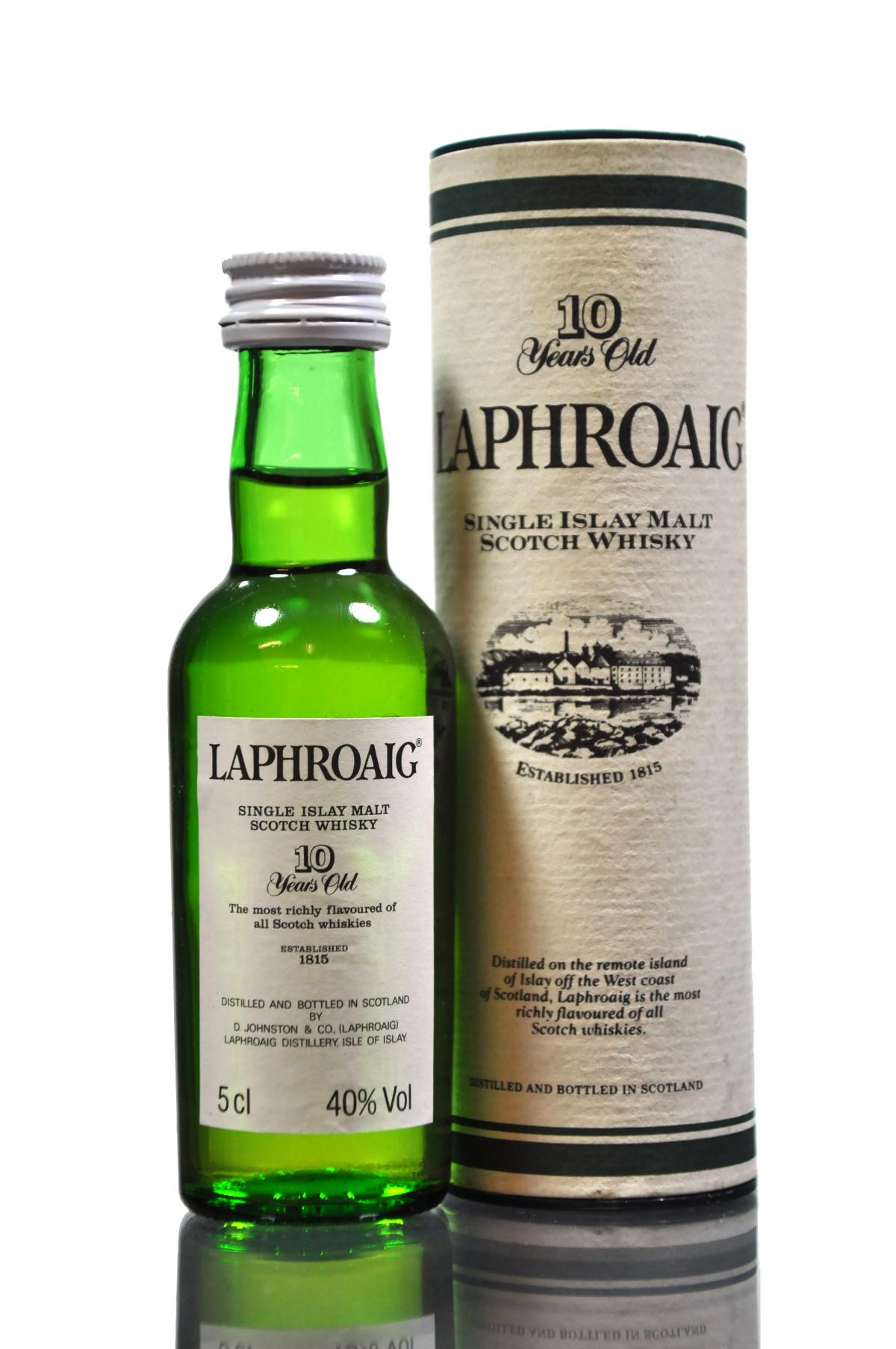 Laphroaig 10 Year Old Miniature