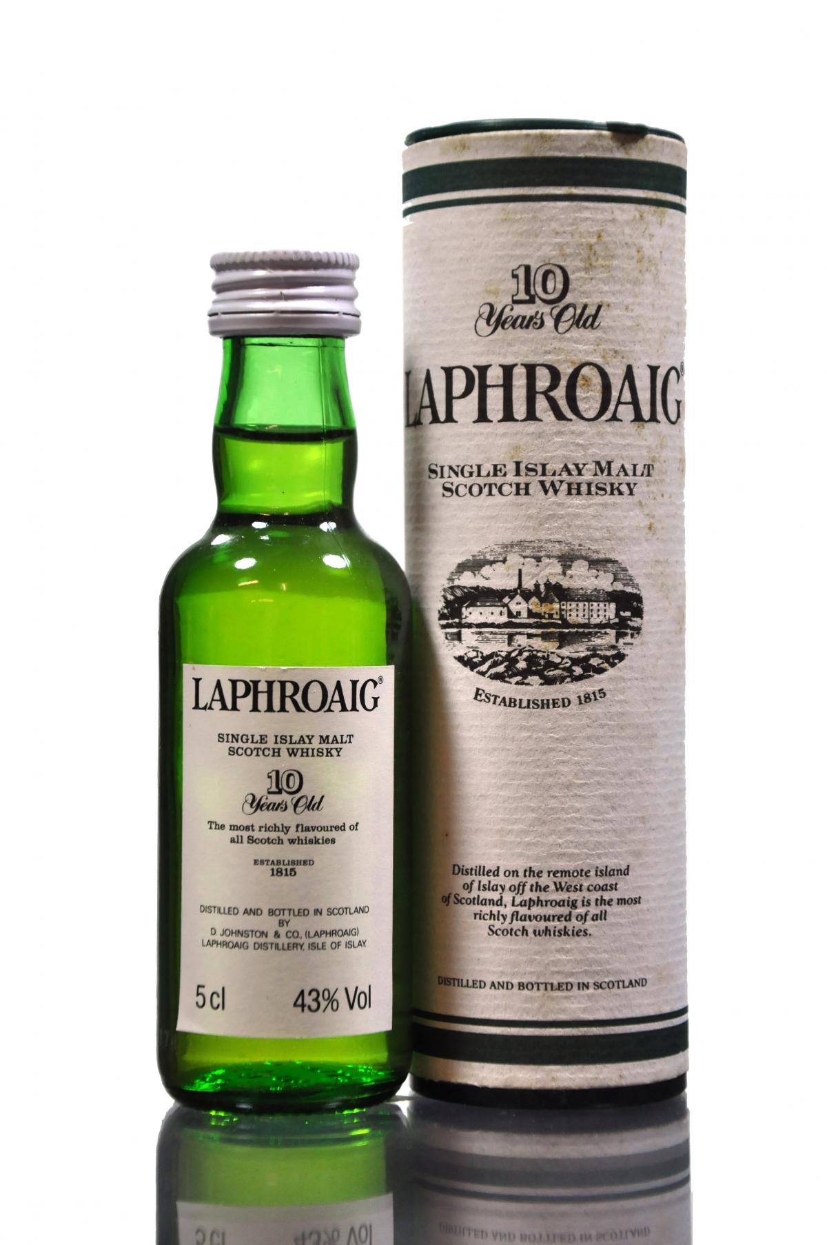 Laphroaig 10 Year Old Miniature