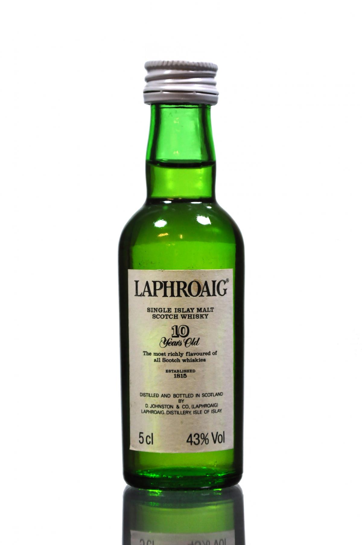 Laphroaig 10 Year Old Miniature