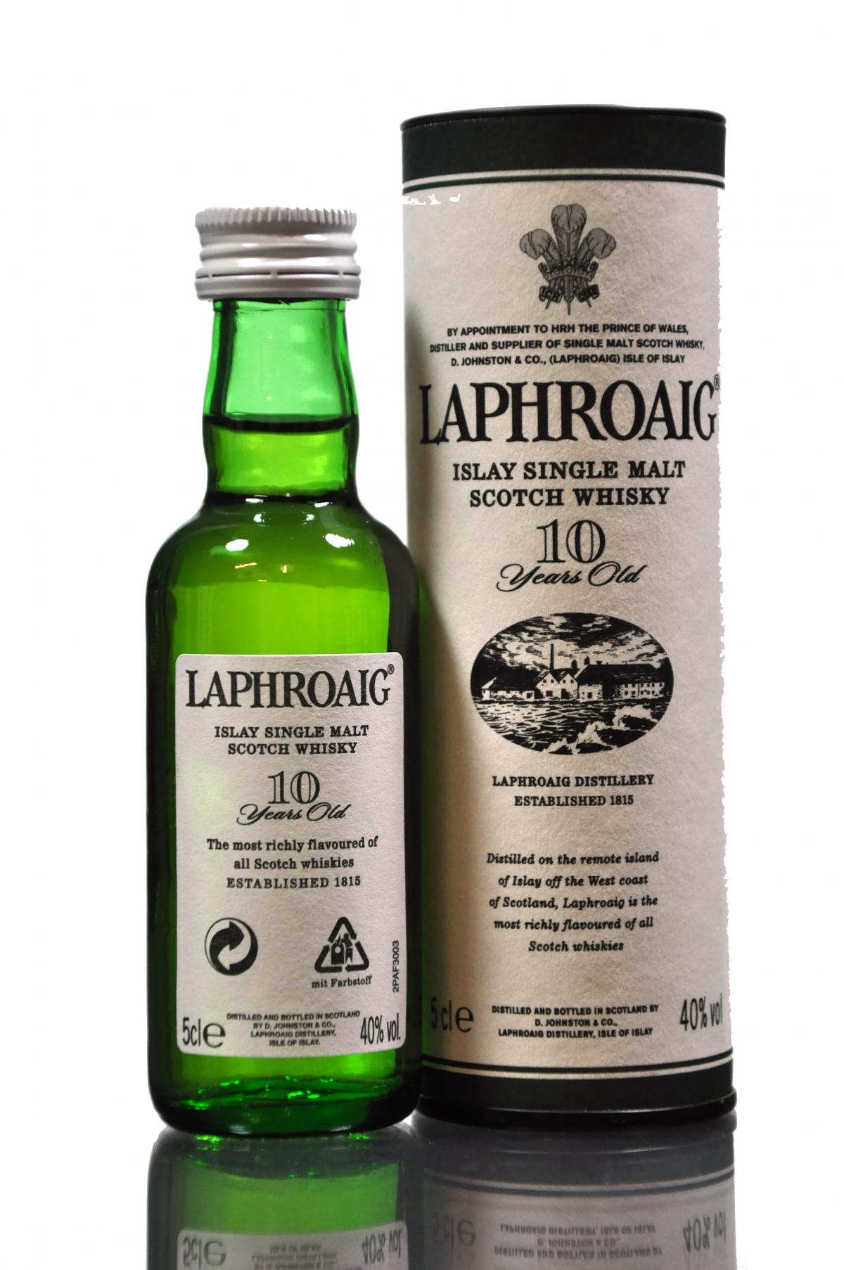 Laphroaig 10 Year Old Miniature