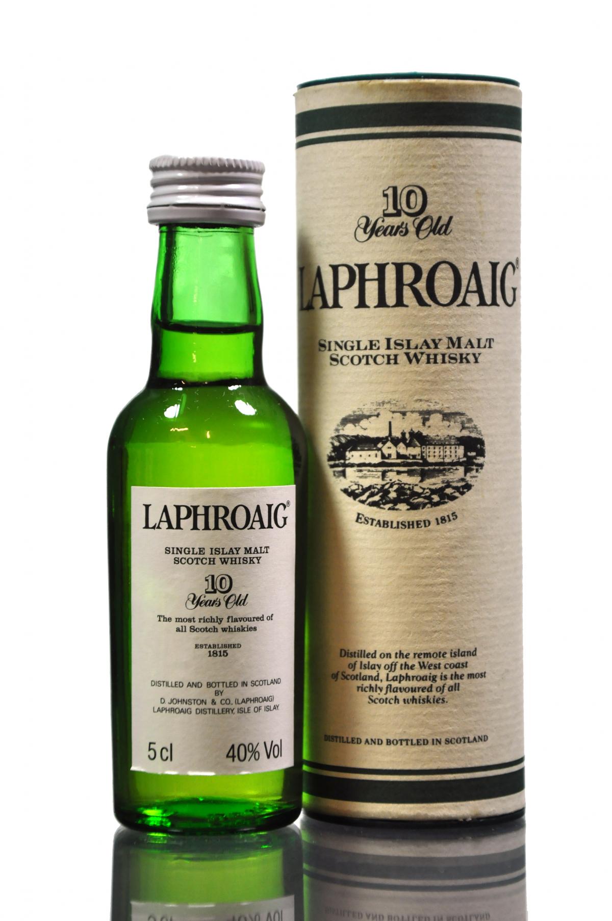 Laphroaig 10 Year Old Miniature