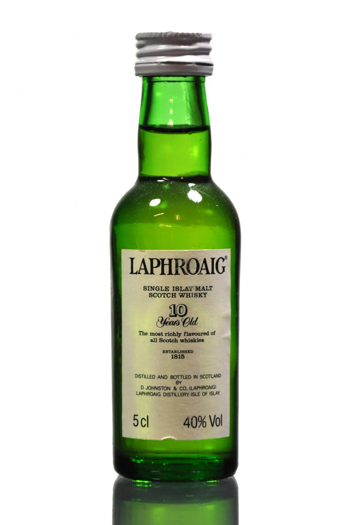 Laphroaig 10 Year Old Miniature