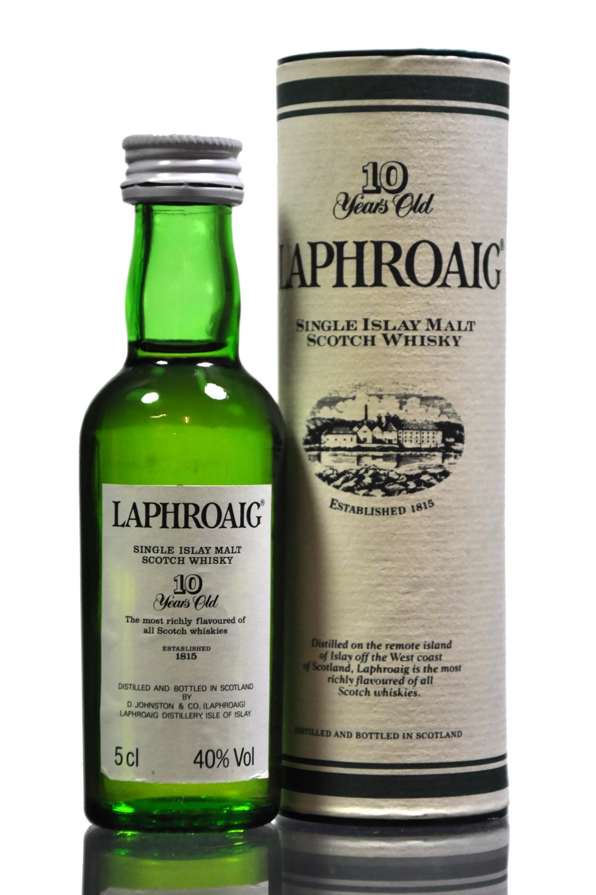 Laphroaig 10 Year Old Miniature