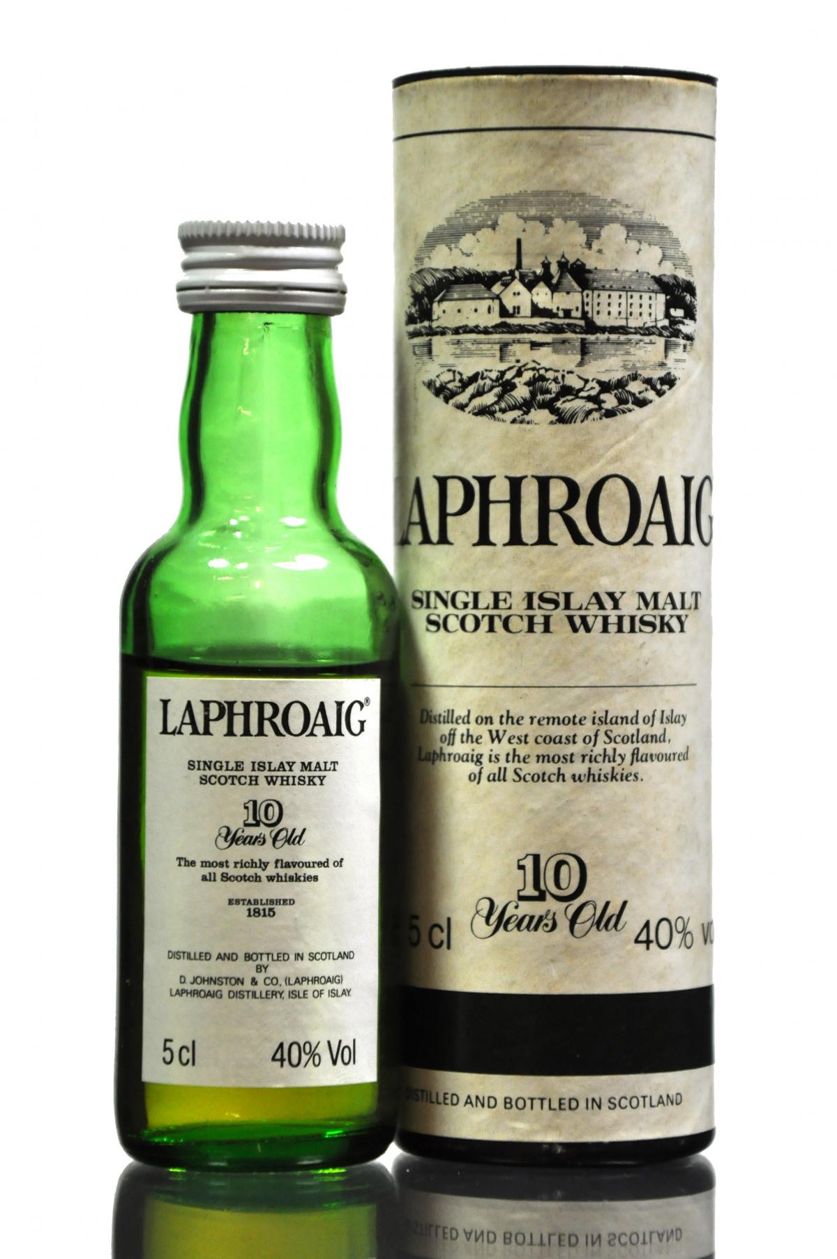 Laphroaig 10 Year Old Miniature