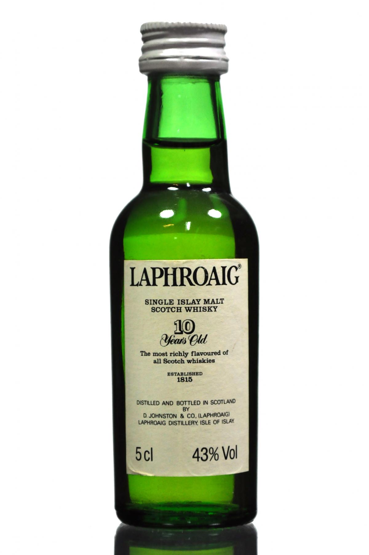 Laphroaig 10 Year Old Miniature