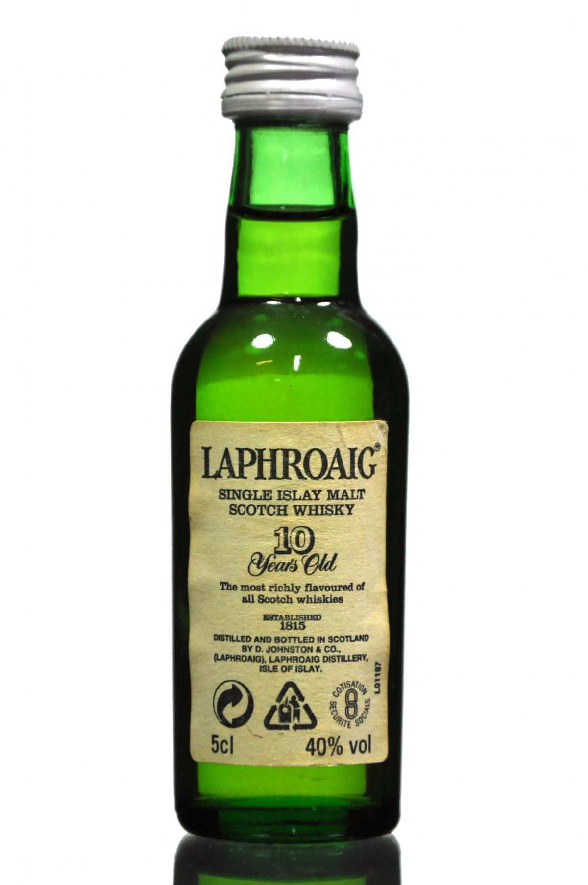 Laphroaig 10 Year Old Miniature