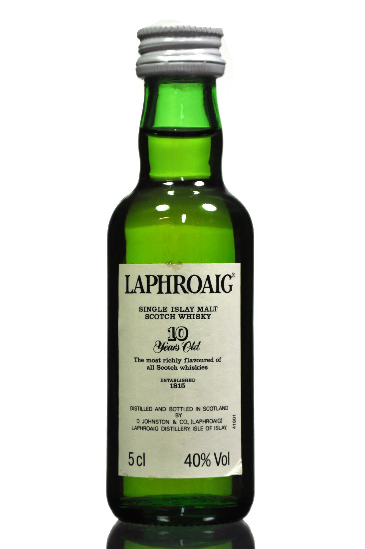Laphroaig 10 Year Old Miniature