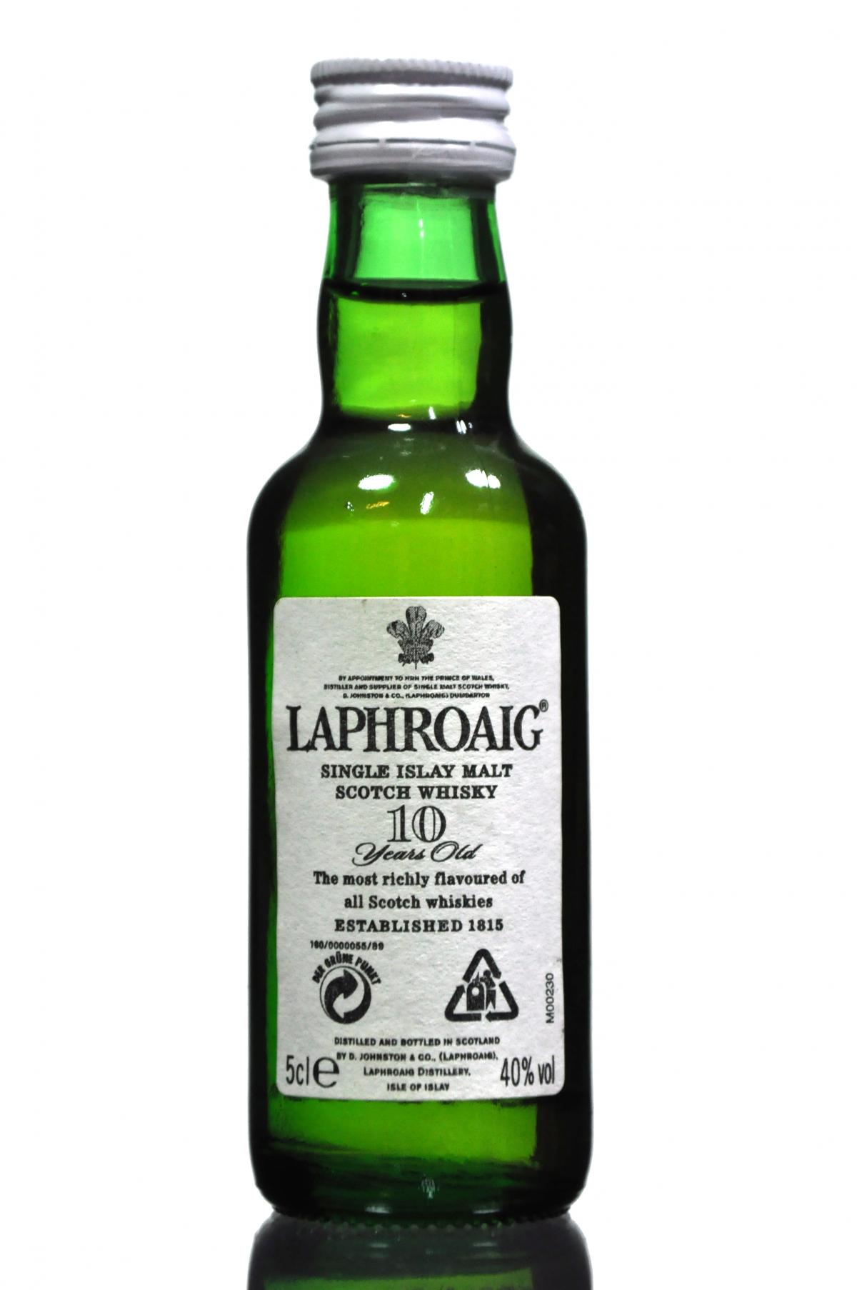 Laphroaig 10 Year Old Miniature