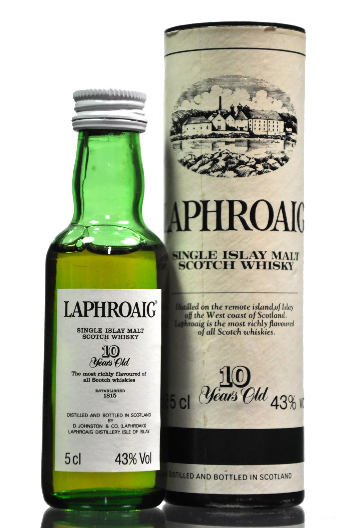 Laphroaig 10 Year Old Miniature