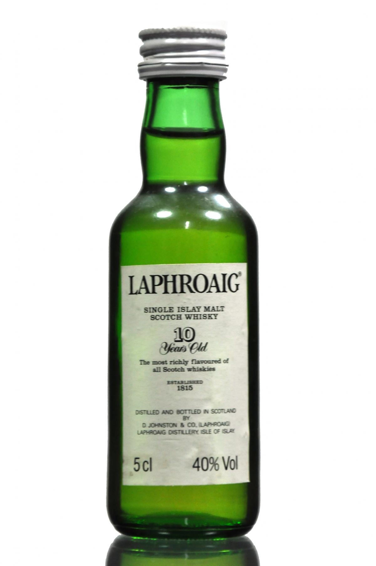 Laphroaig 10 Year Old Miniature