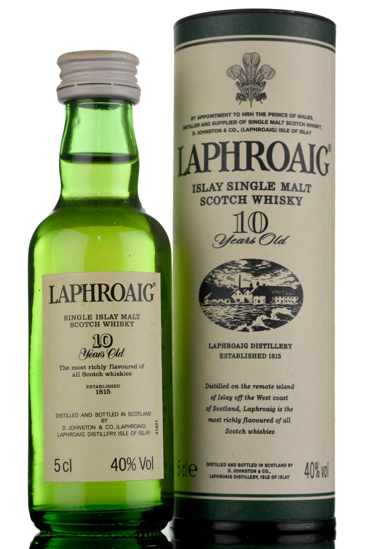 Laphroaig 10 Year Old Miniature