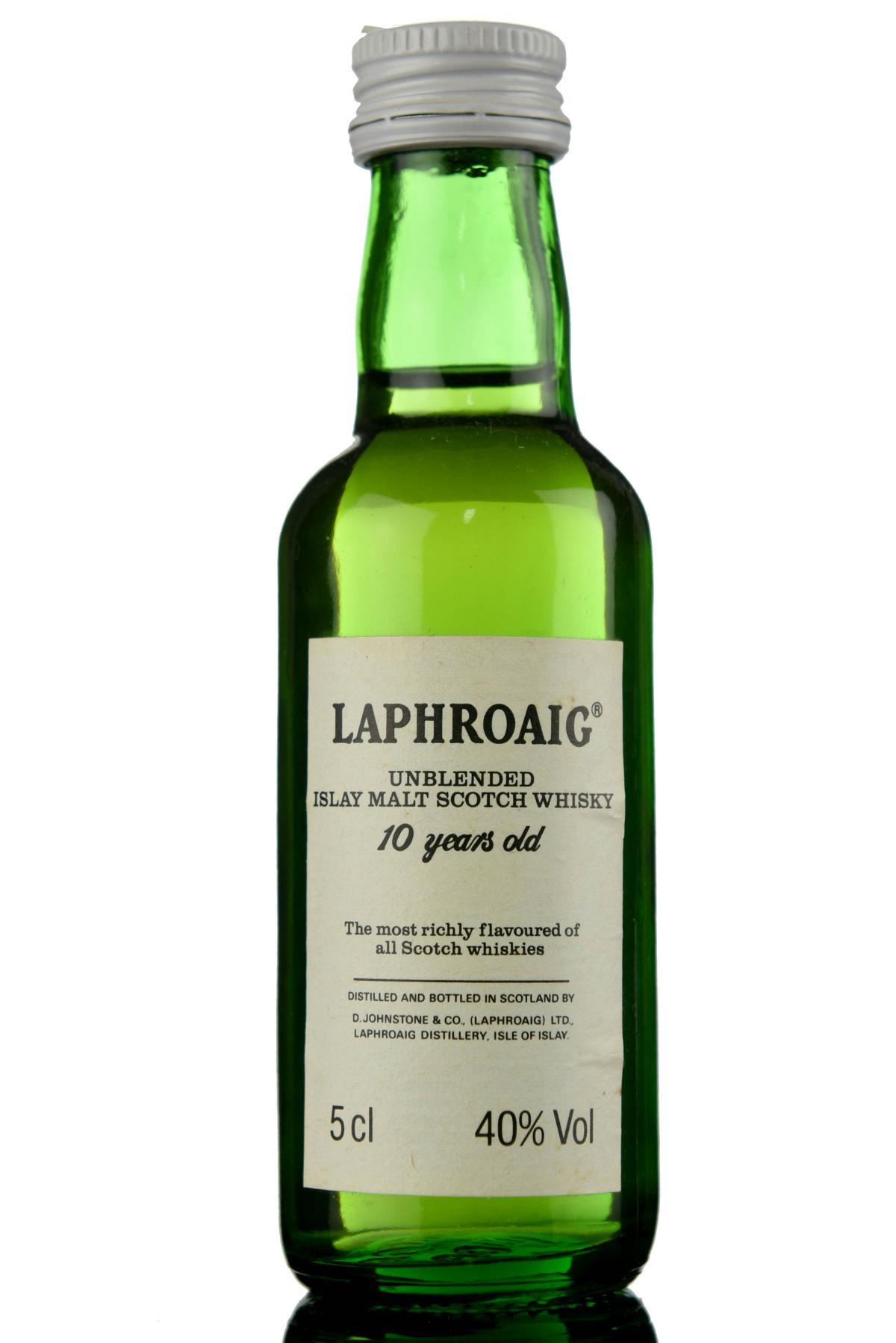Laphroaig 10 Year Old Miniature