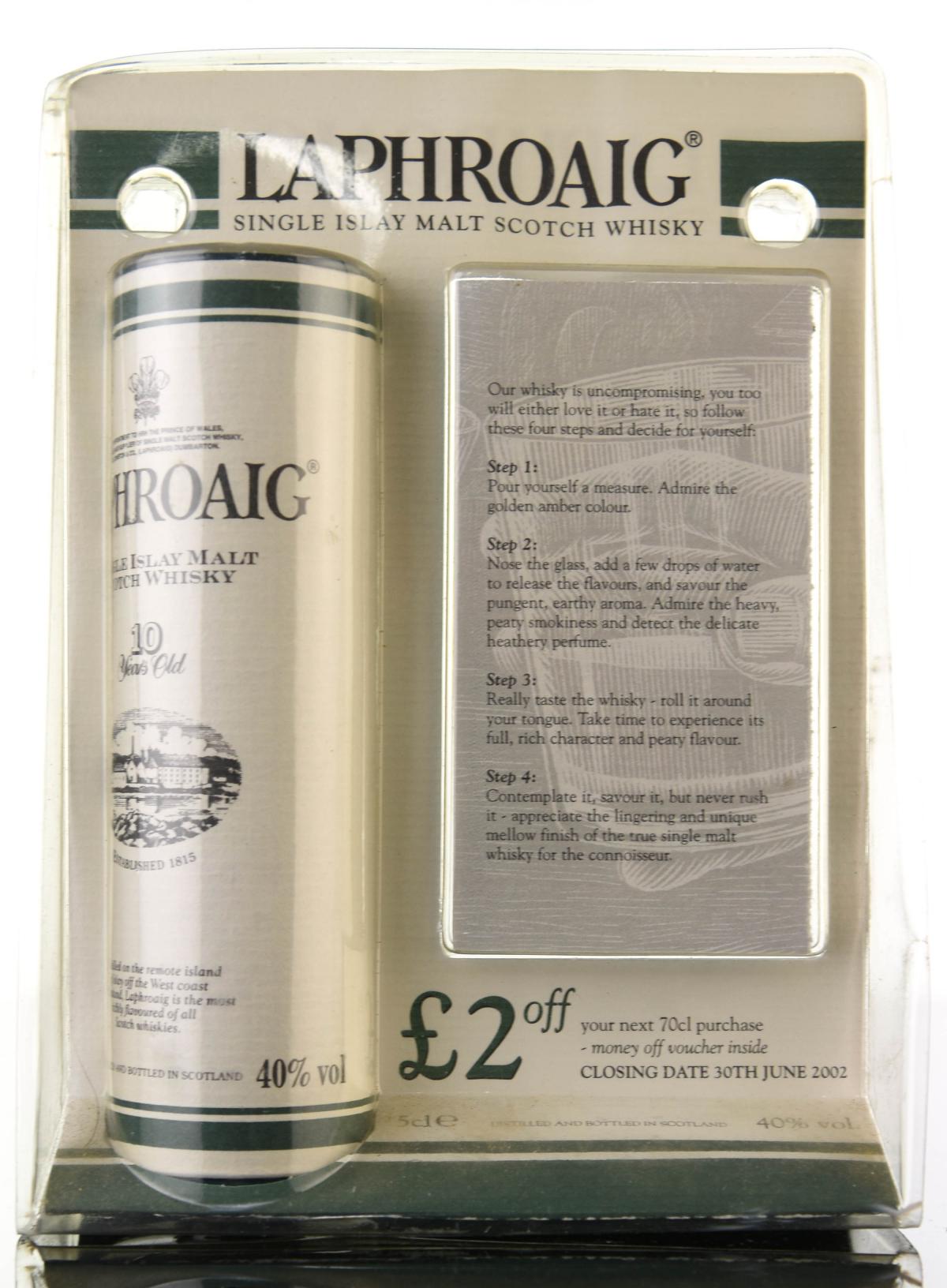Laphroaig 10 Year Old Miniature