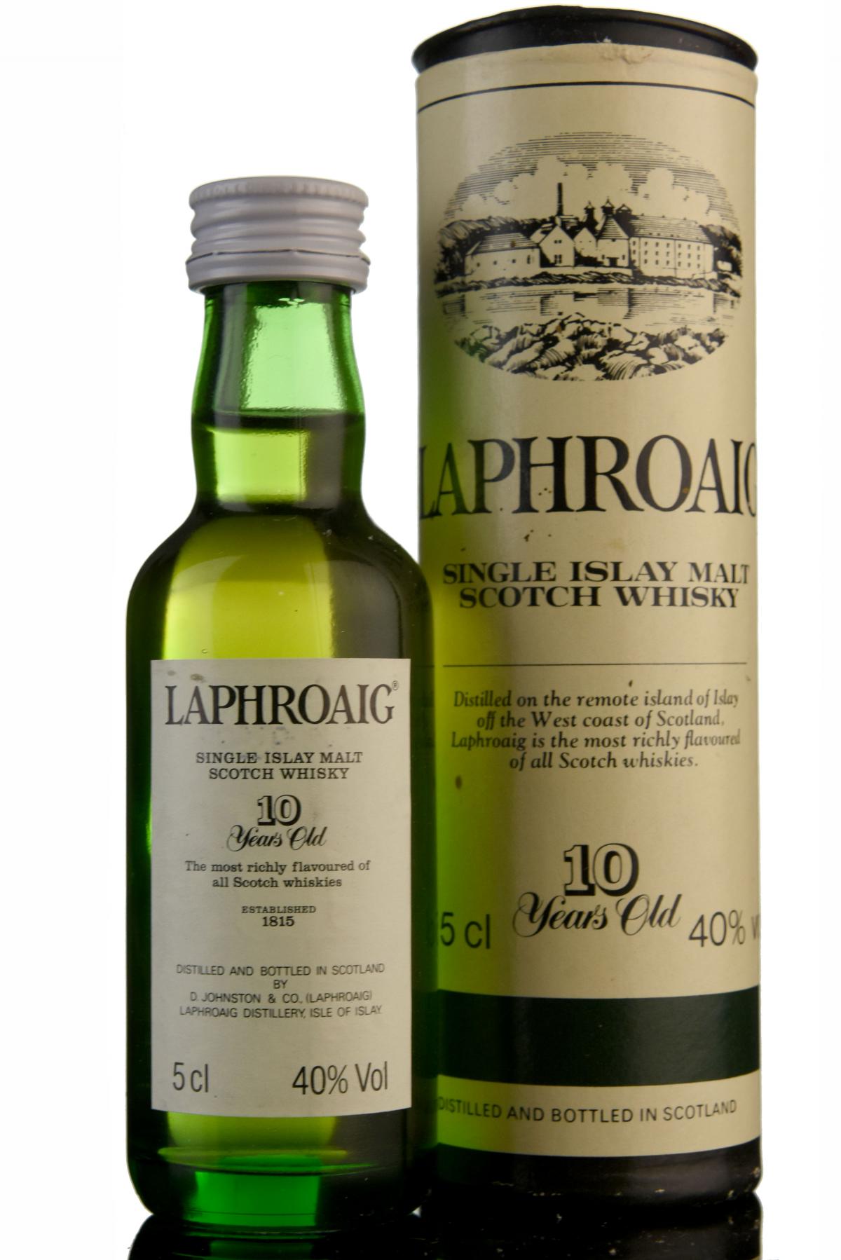Laphroaig 10 Year Old Miniature