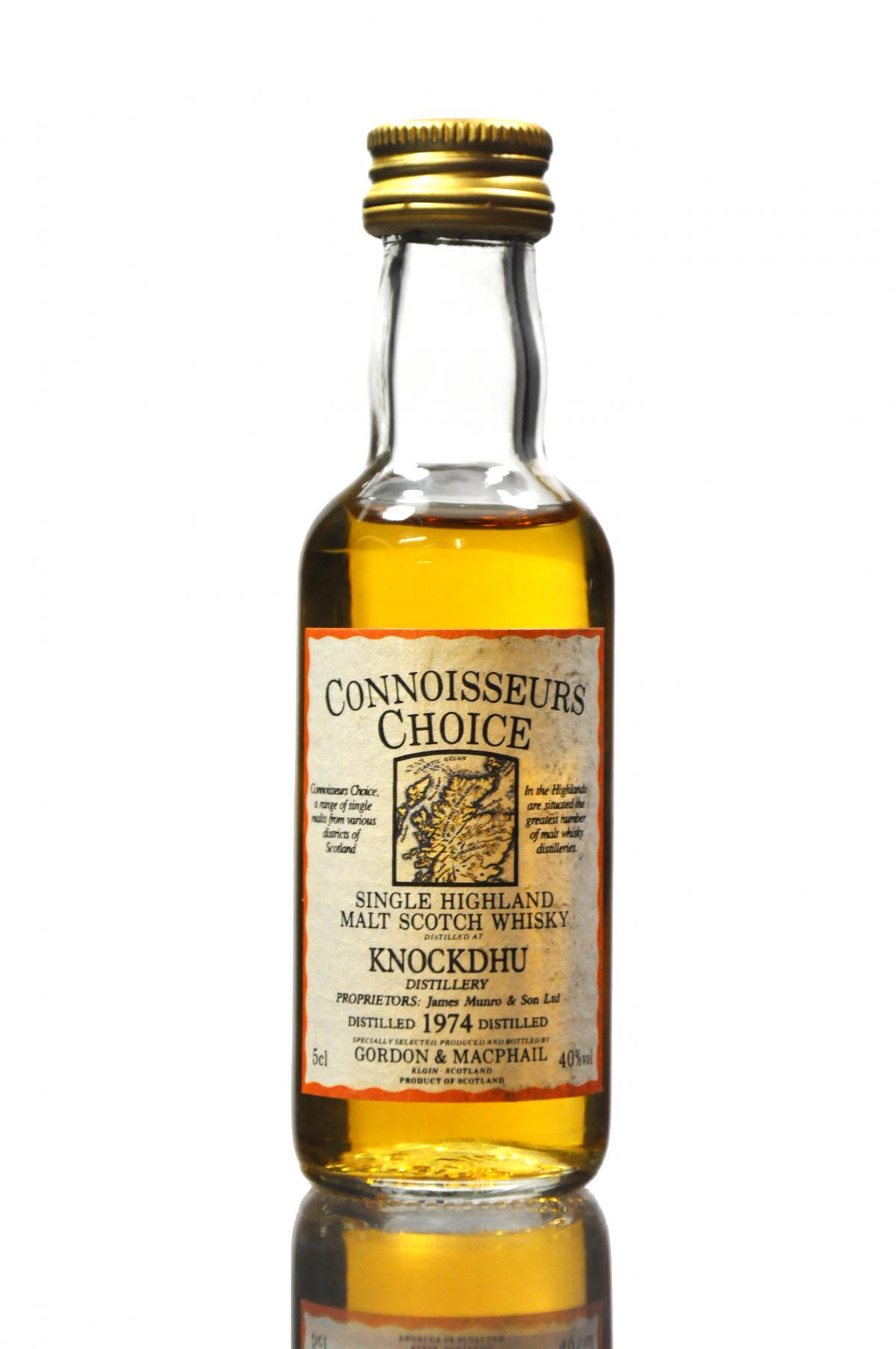 Knockdhu 1974 - Connoisseurs Choice Miniature