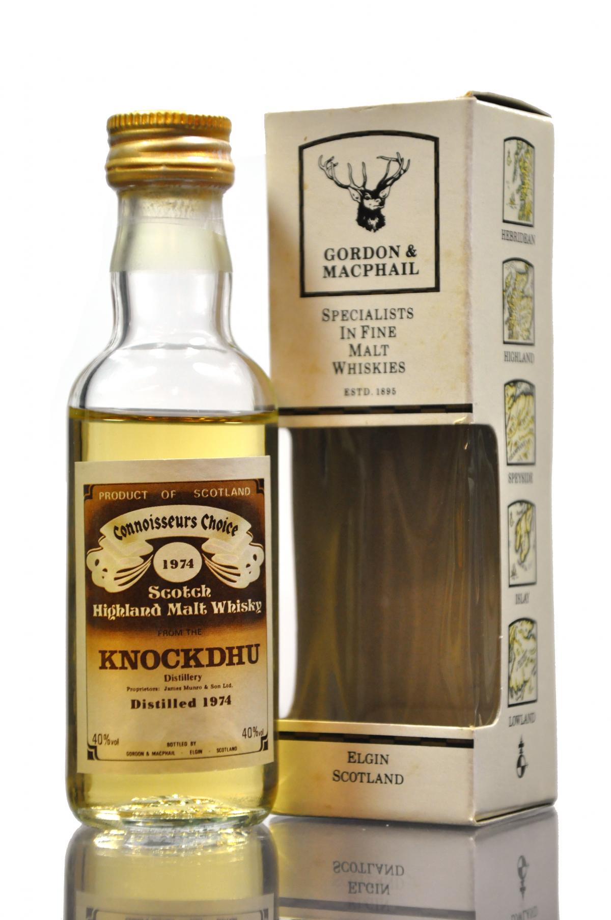 Knockdhu 1974 - Connoisseurs Choice Miniature