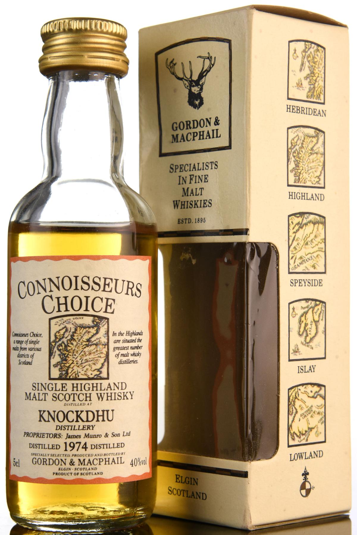 Knockdhu 1974 - Connoisseurs Choice Miniature