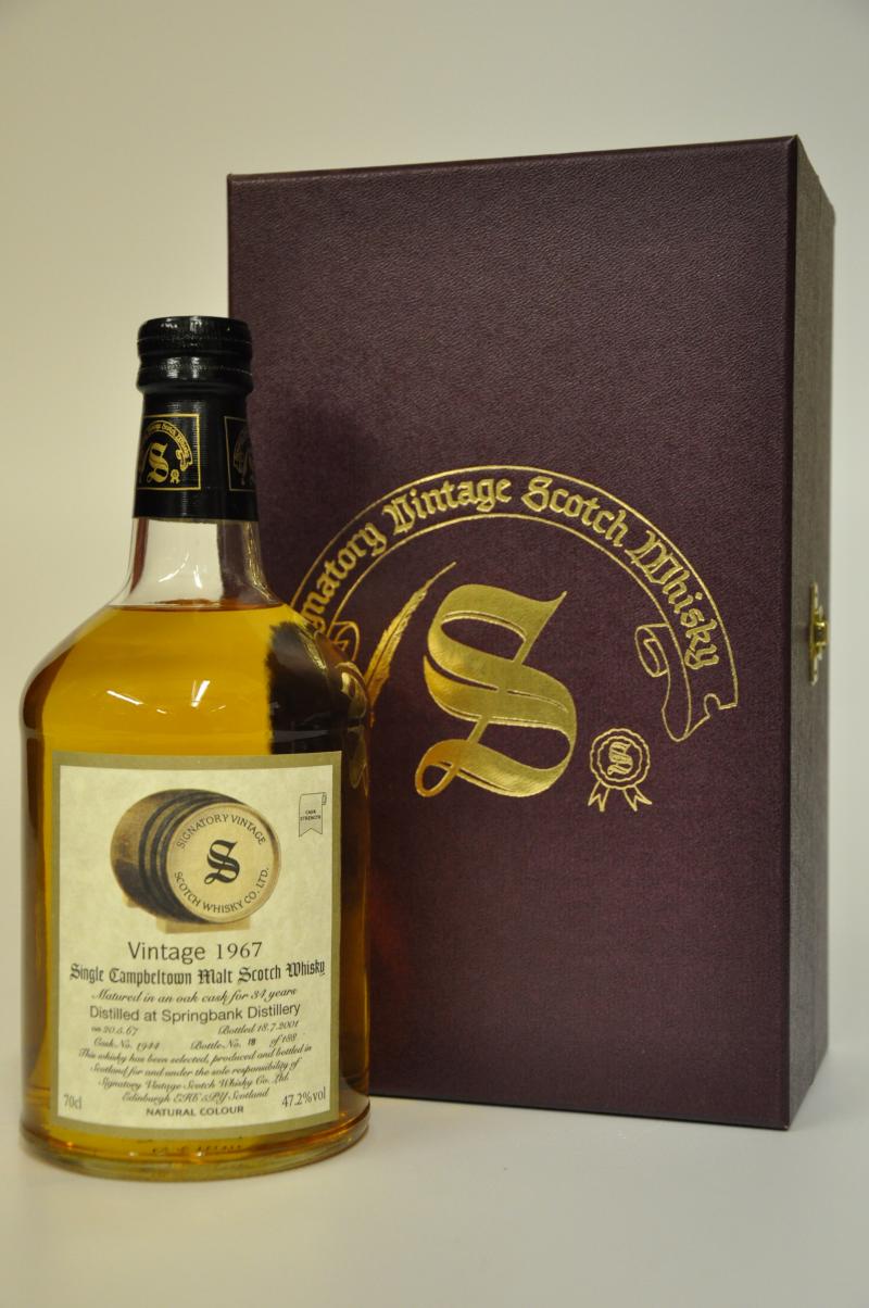 Springbank 1967-2001 - 34 Year Old - Signatory Vintage - Single Cask 1944