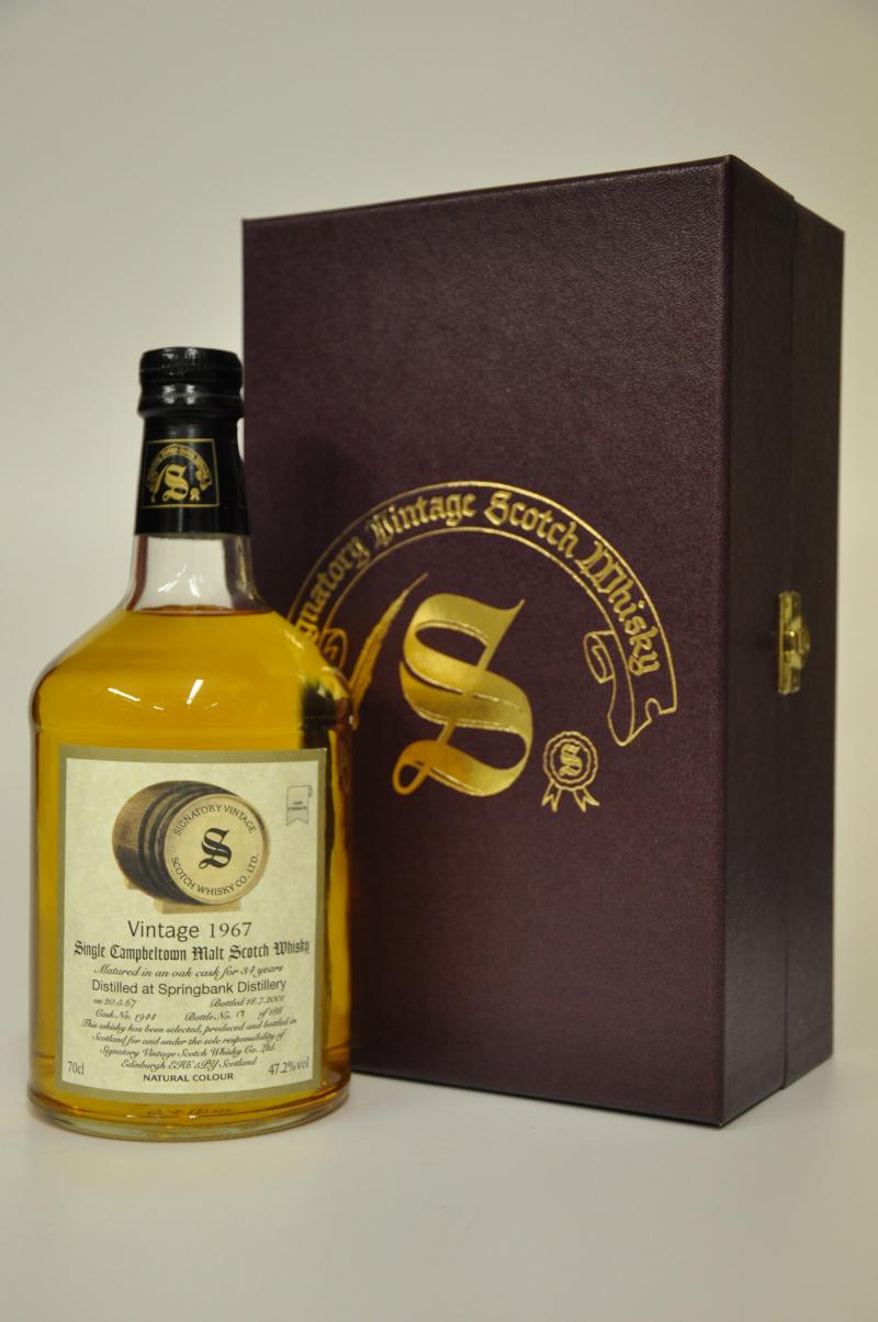 Springbank 1967-2001 - 34 Year Old - Signatory Vintage - Single Cask 1944