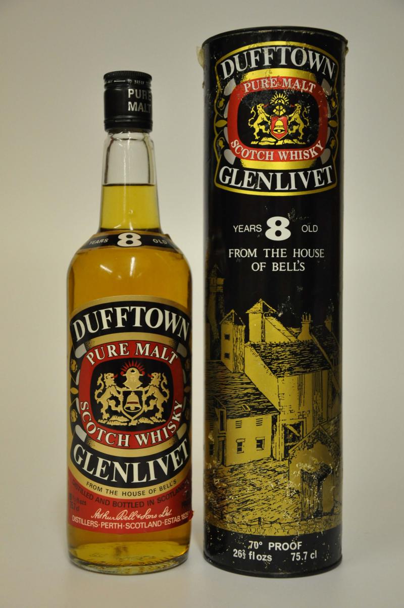 Dufftown-Glenlivet 8 Year Old - 1970s