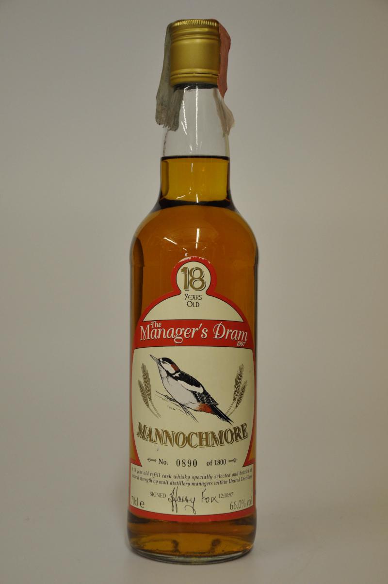 Mannochmore 18 Year Old - Managers Dram 1997