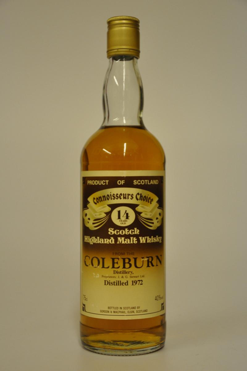 Coleburn 1972 - 14 Year Old - Connoisseurs Choice