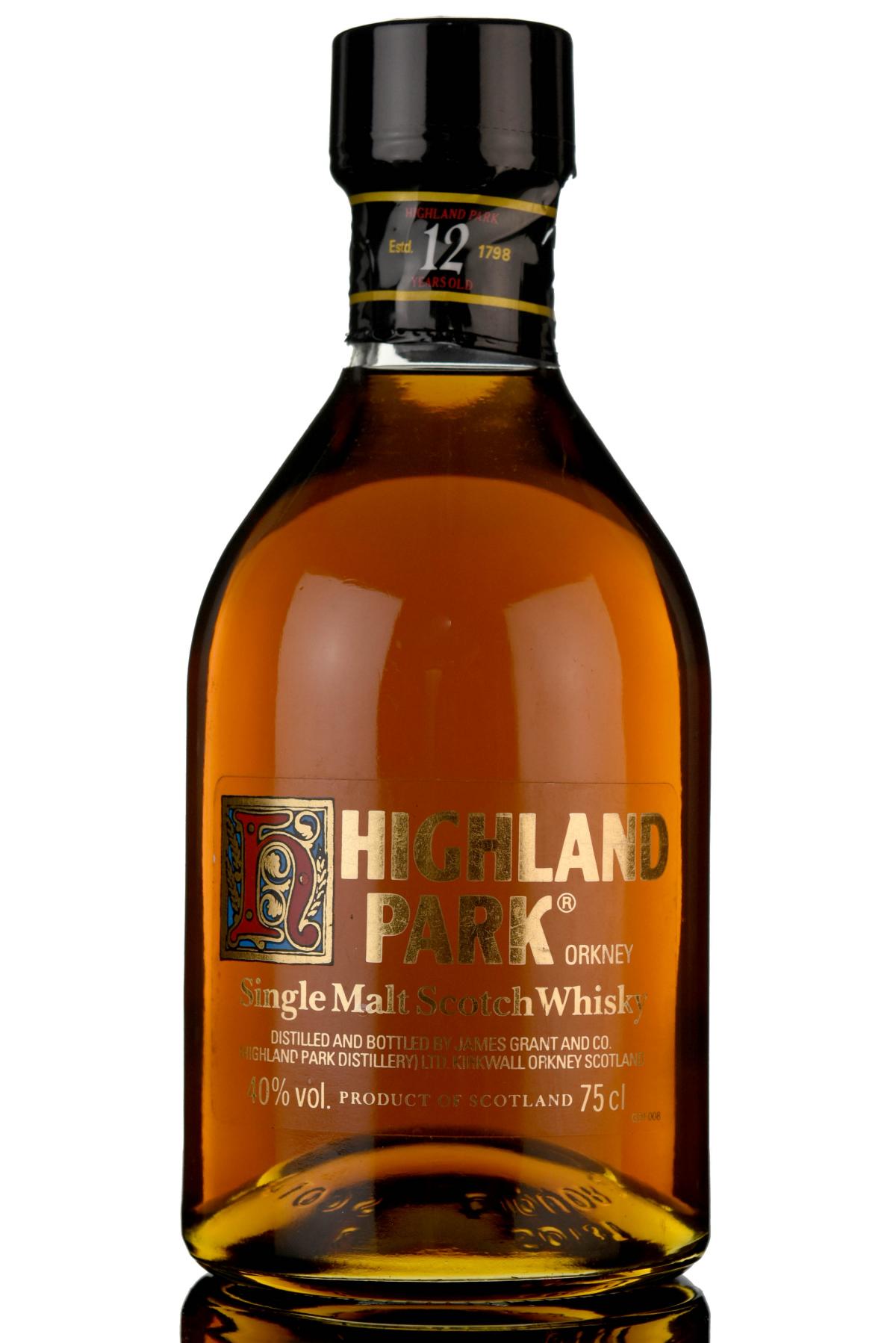 Highland Park 12 Year Old - 1980s