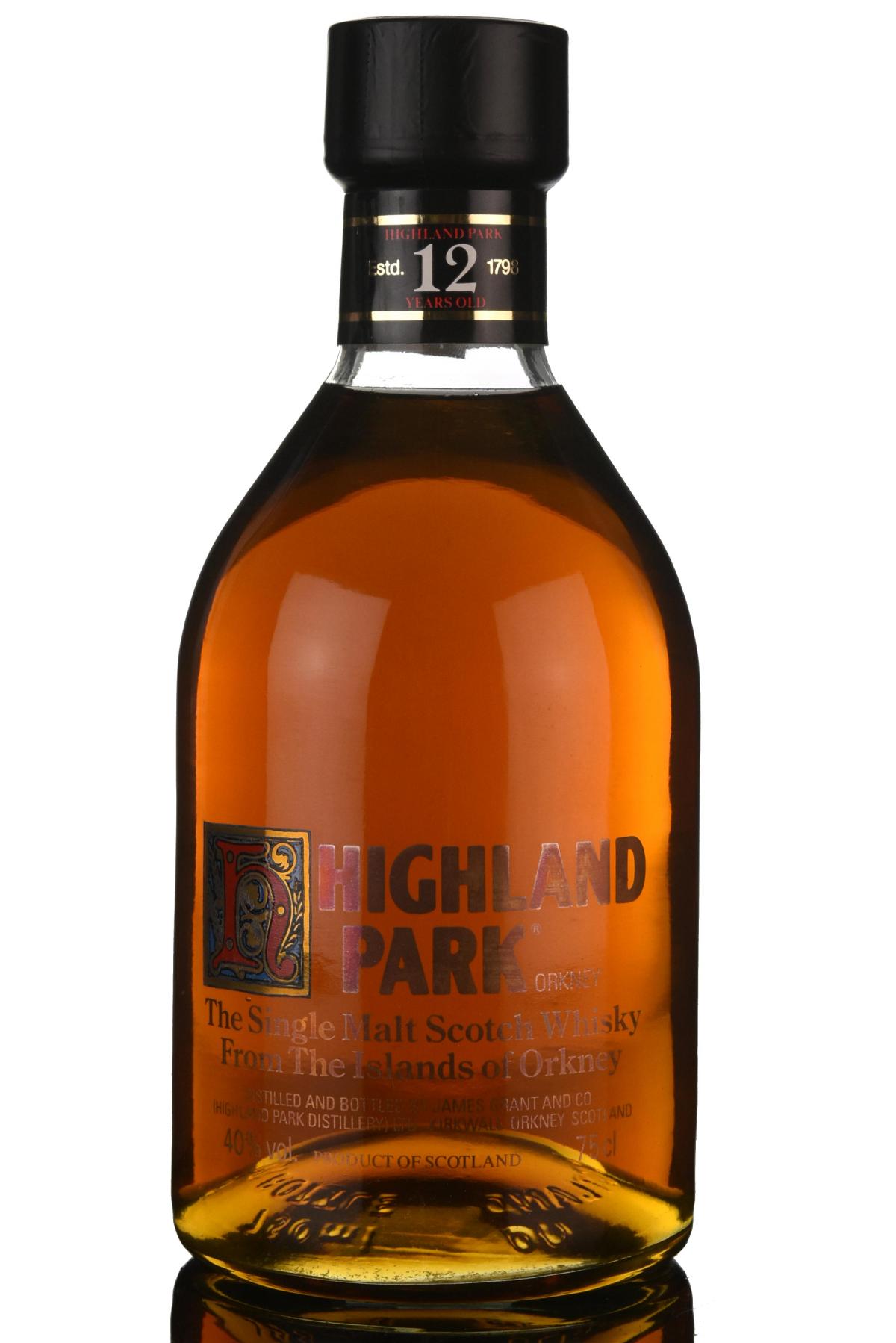 Highland Park 12 Year Old - 1980s