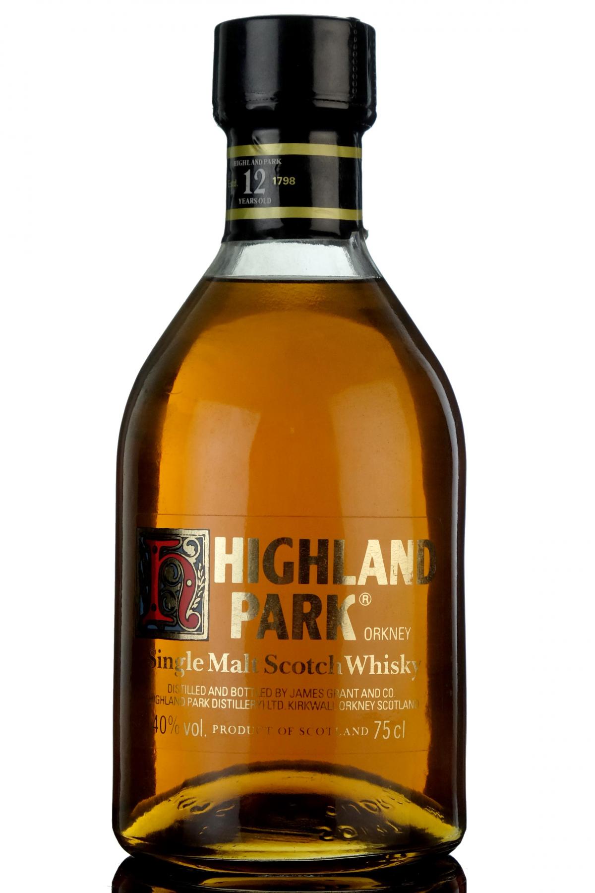 Highland Park 12 Year Old - 1980s