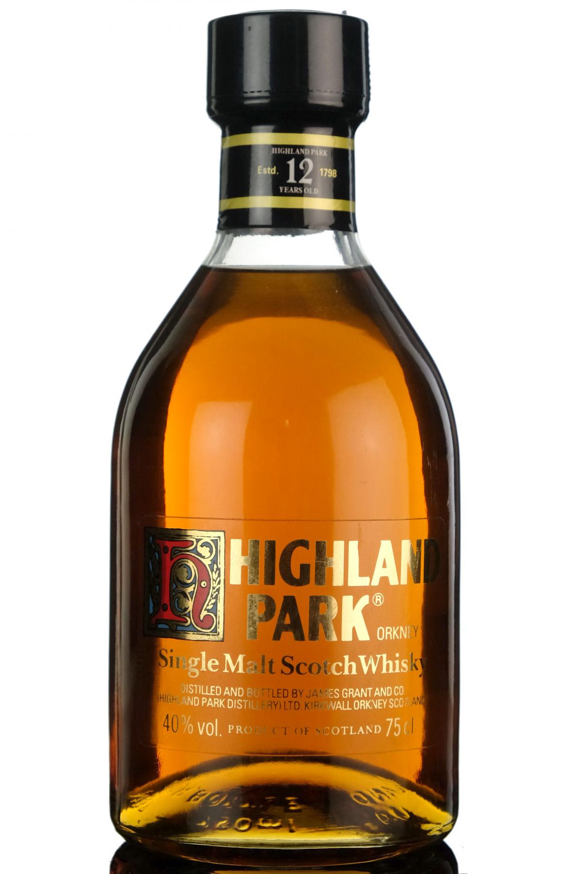 Highland Park 12 Year Old - 1980s