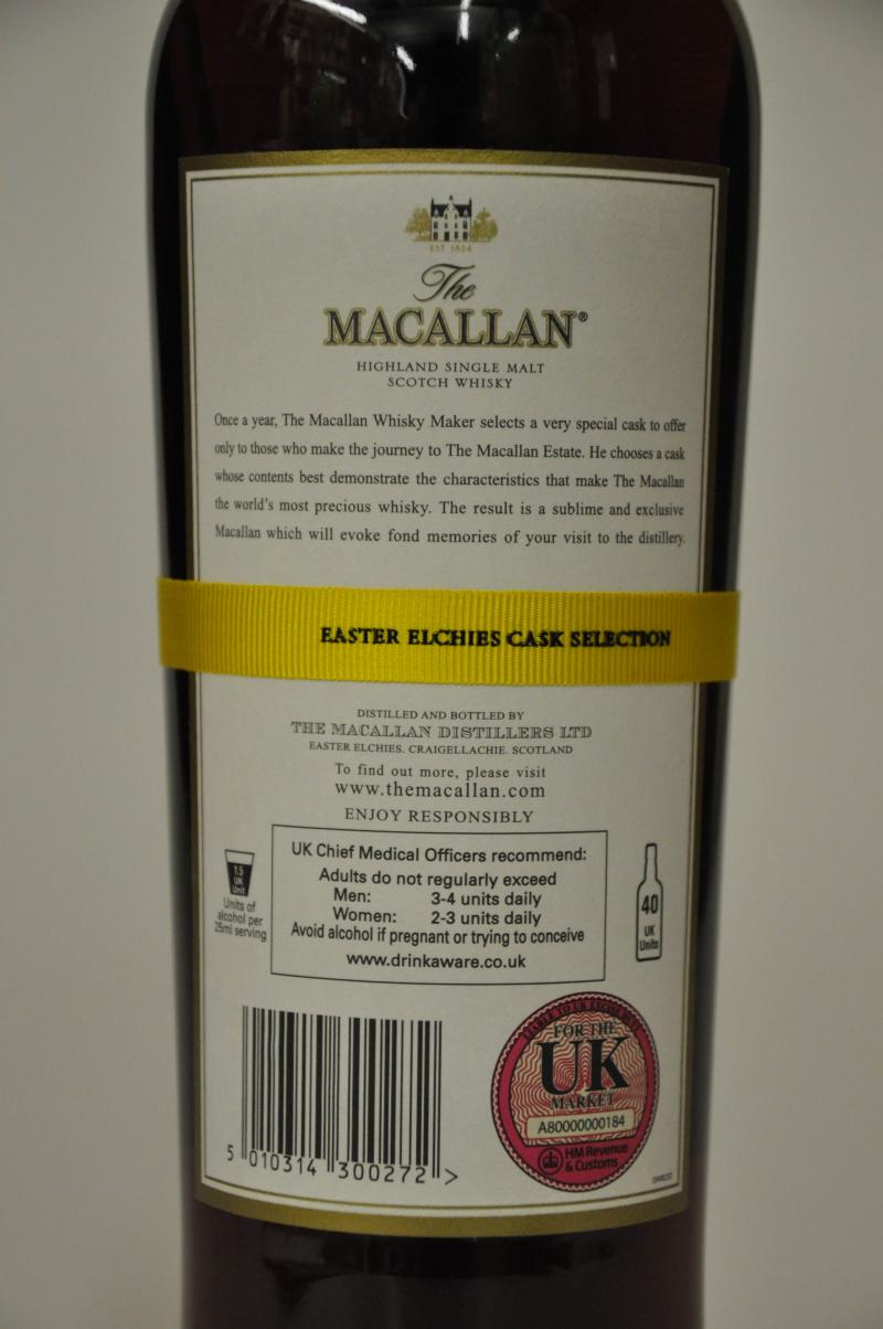 Macallan Easter Elchies - 2012 Release