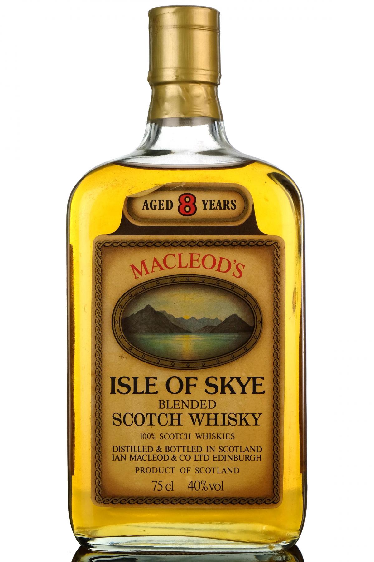 MacLeods Isle Of Skye 8 Year Old - 1980s