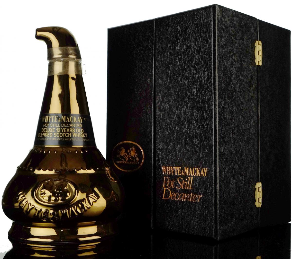 Whyte & Mackay 12 Year Old - Pot Still Decanter
