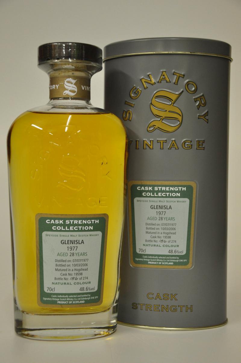 Glenisla 1977-2006 - 28 Year Old - Signatory Vintage