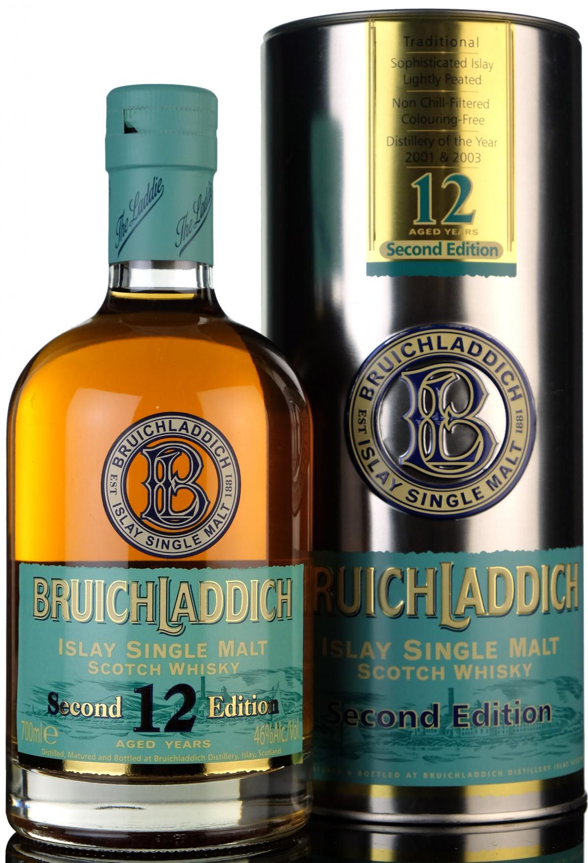 Bruichladdich 12 Year Old - Second Edition