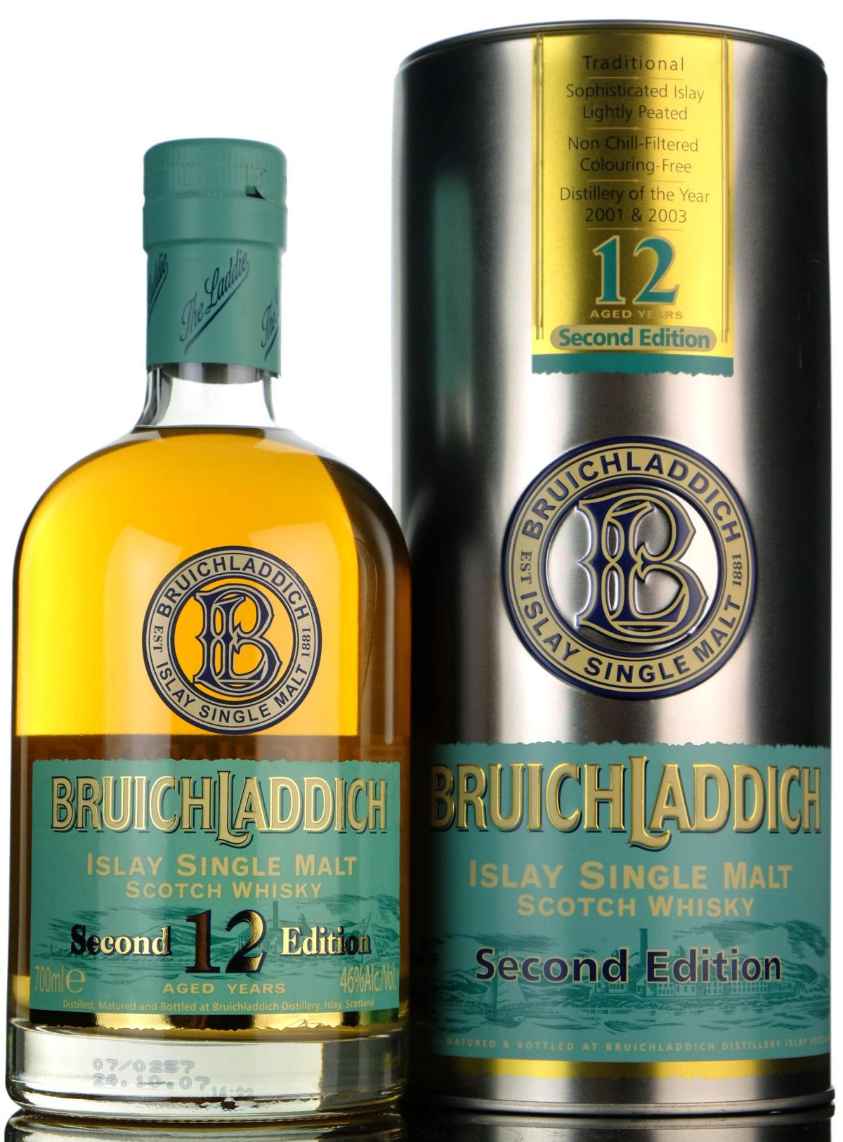 Bruichladdich 12 Year Old - Second Edition