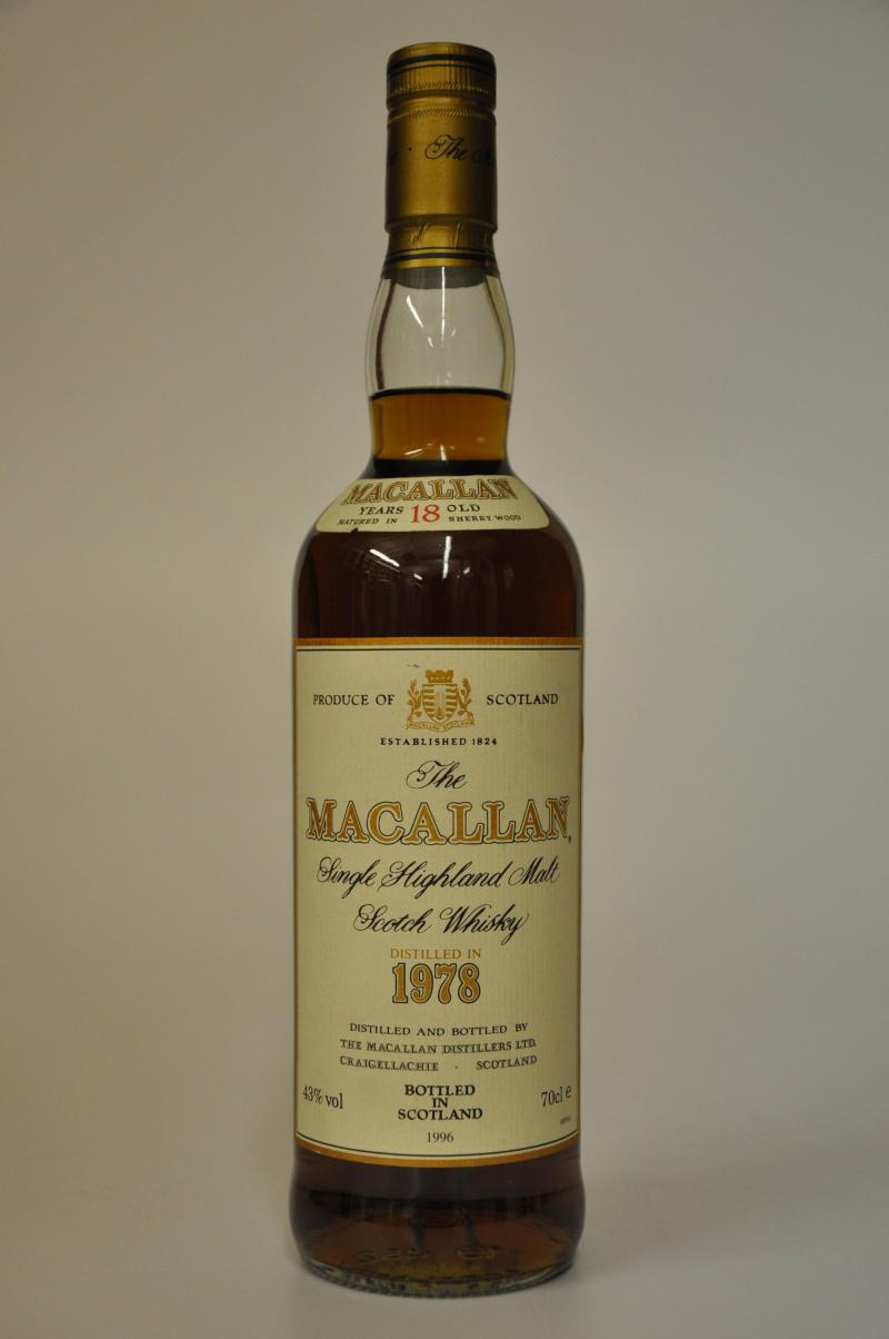 Macallan 1978-1996 - 18 Year Old