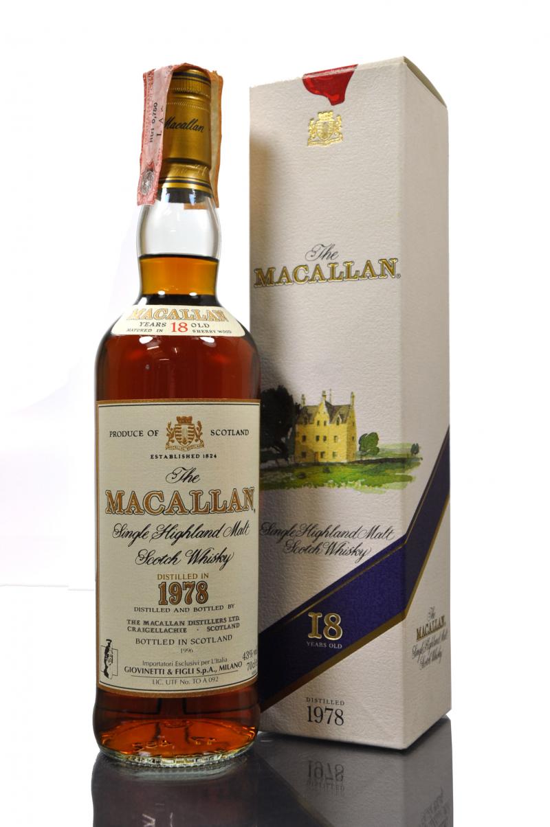 Macallan 1978-1996 - 18 Year Old