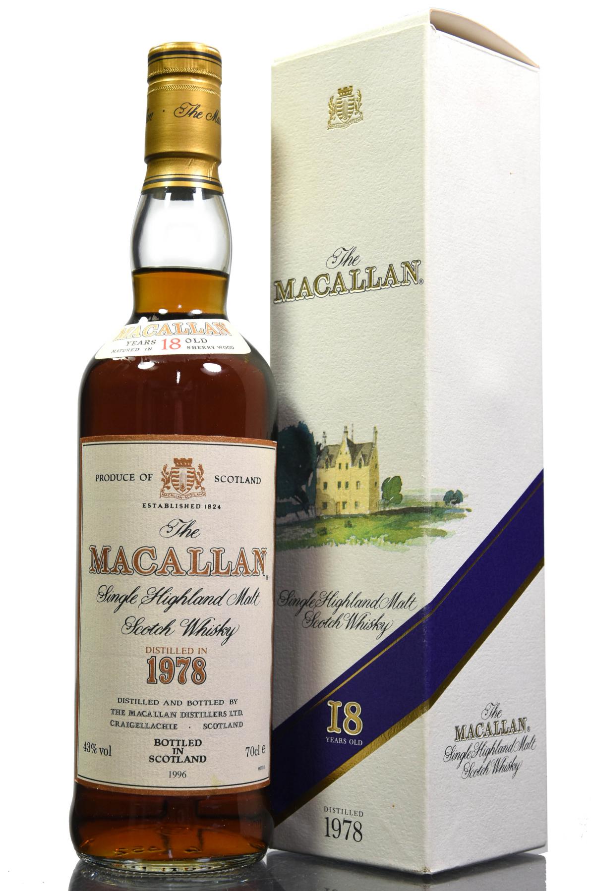 Macallan 1978-1996 - 18 Year Old