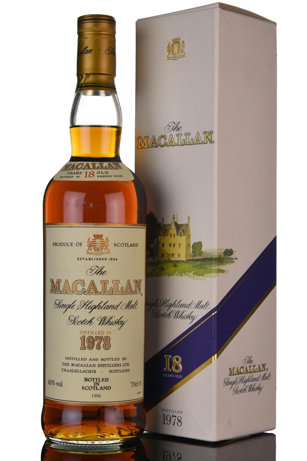 Macallan 1978-1996 - 18 Year Old