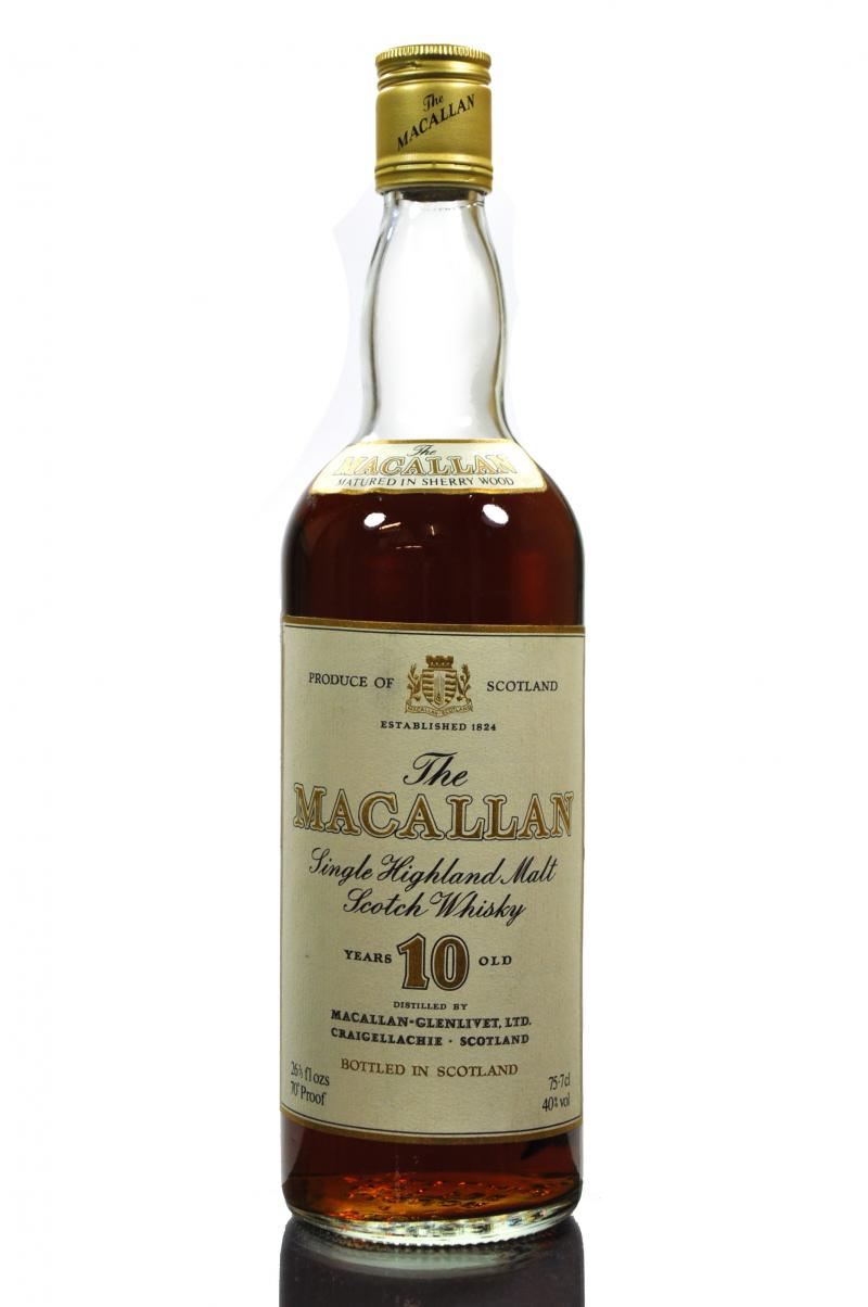 Macallan 10 Year Old - late 1970s